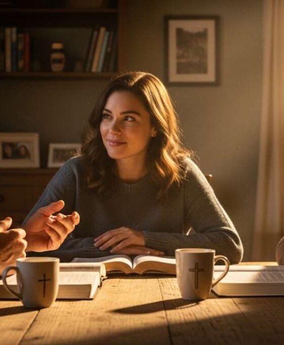 how to explain my faith to family and friends at kitchen table