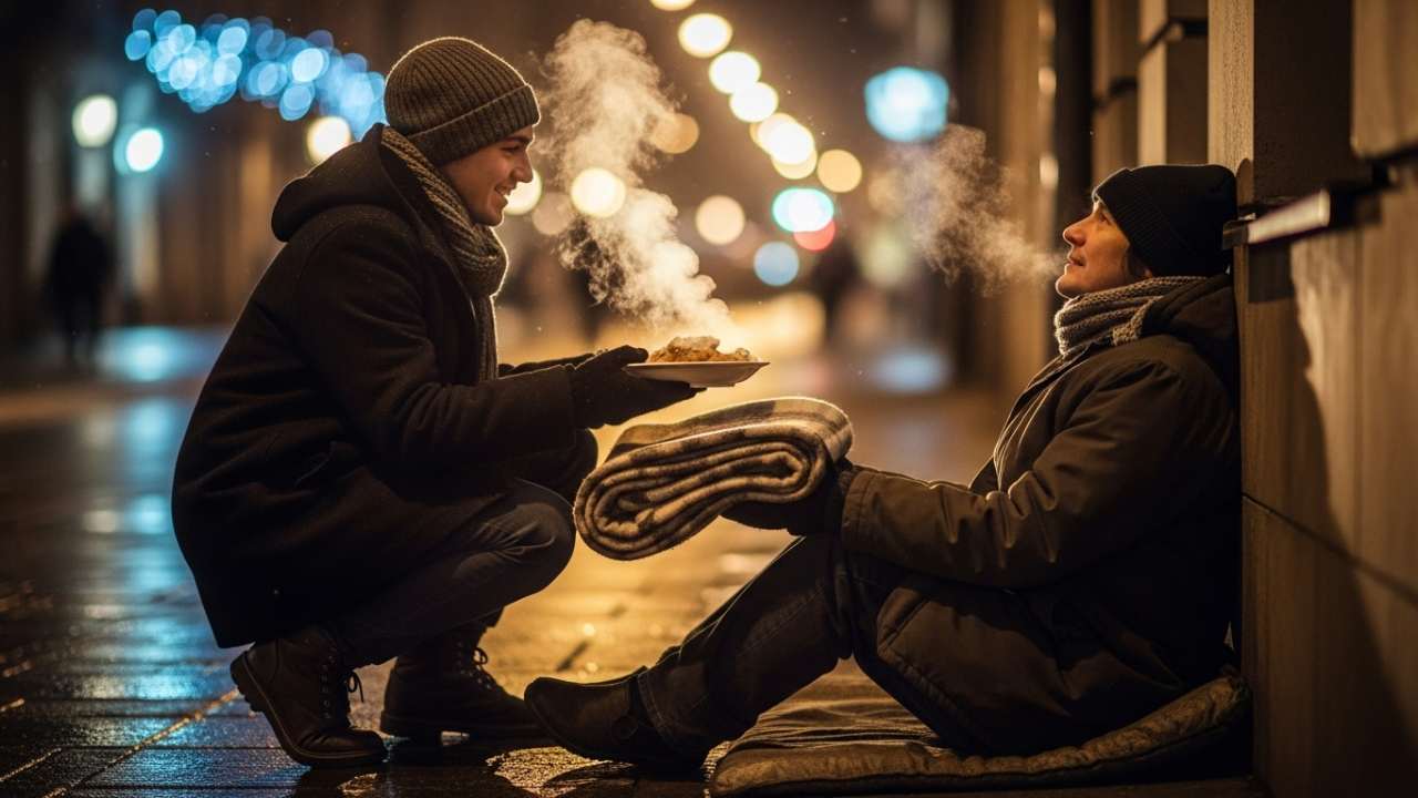 Christian living the real meaning of Christmas through service